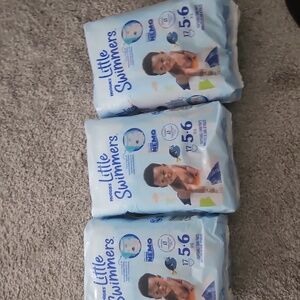 Huggies Little Swimmers Disposable Swim Pants Size 5 6 Bundle 3 Packs